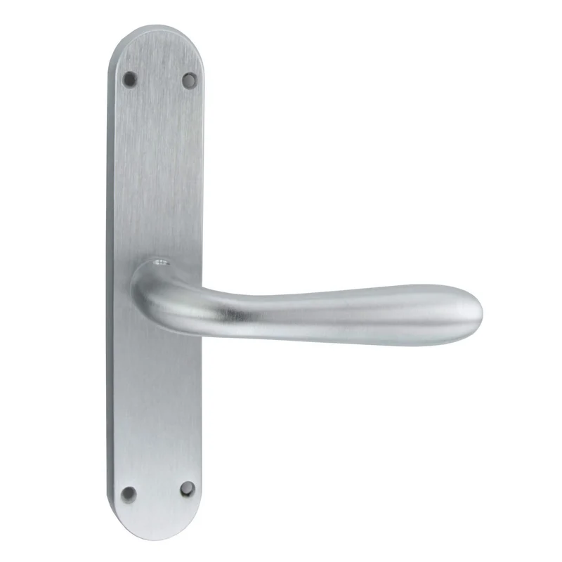 Cremonese Goccia Maniglia Per Balcone Finestra Mezza Impugnatura Cromo Sat