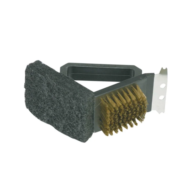Spazzola Per Barbecue 3 Funzioni Bbq Pulizia Barbecue Raschiare Levigare