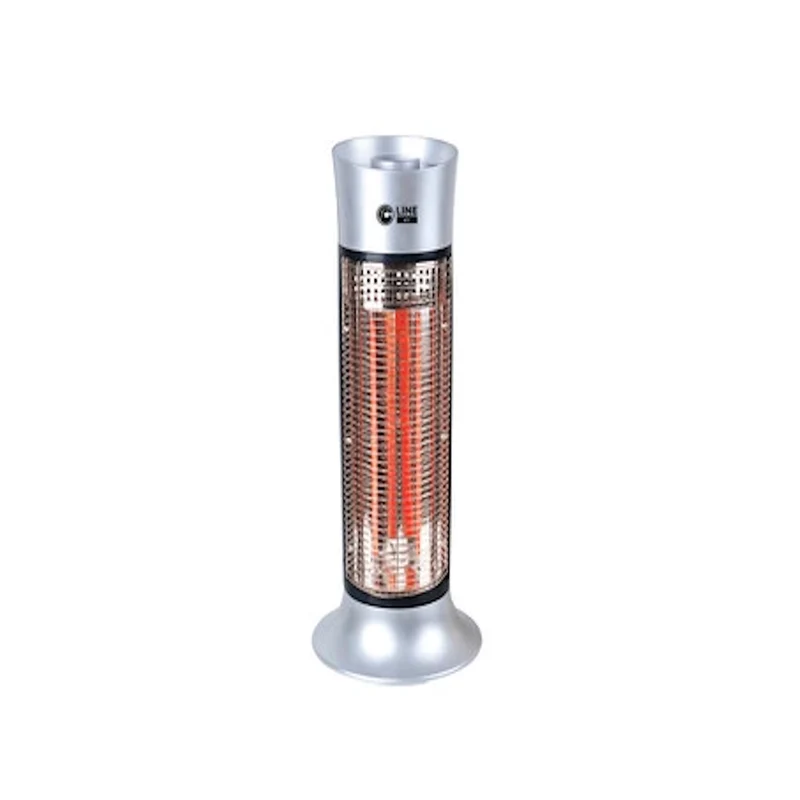 Stufa A Torre Con Lampade Al Carbonio Oscillante 450/900w Tonda Alta Caloria