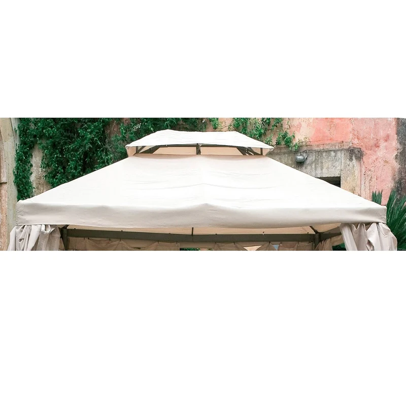 Top Copertura Telo Di Ricambio Gazebo Alluminio Sahara 3x4 Air Vent Giardino