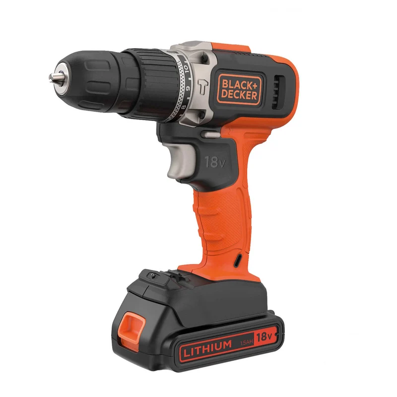 Trapano Avvitatore B&D A Batteria Al Litio 18v 1,5ah Mod Bcd003c1