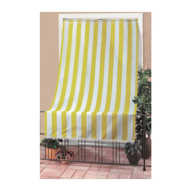 TENDA DA SOLE COTONE CM 200X300 GIALLO/RIGATO