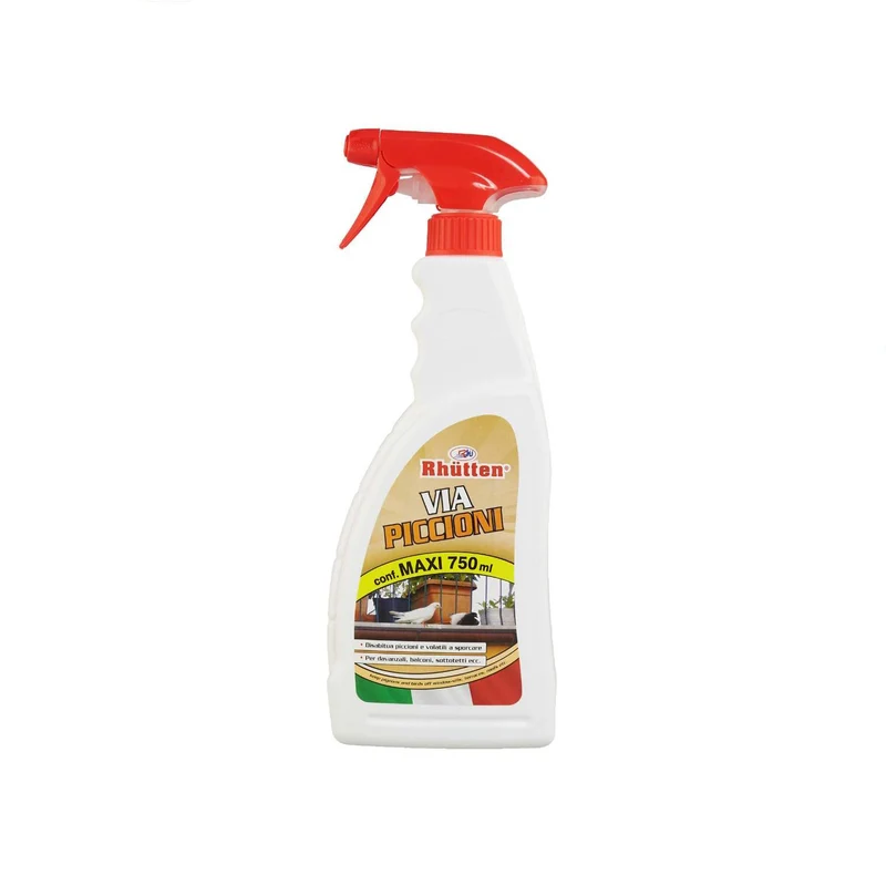 Rhutten Disabituante Piccioni Spray Contro Volatili Dissuasore 750 Ml