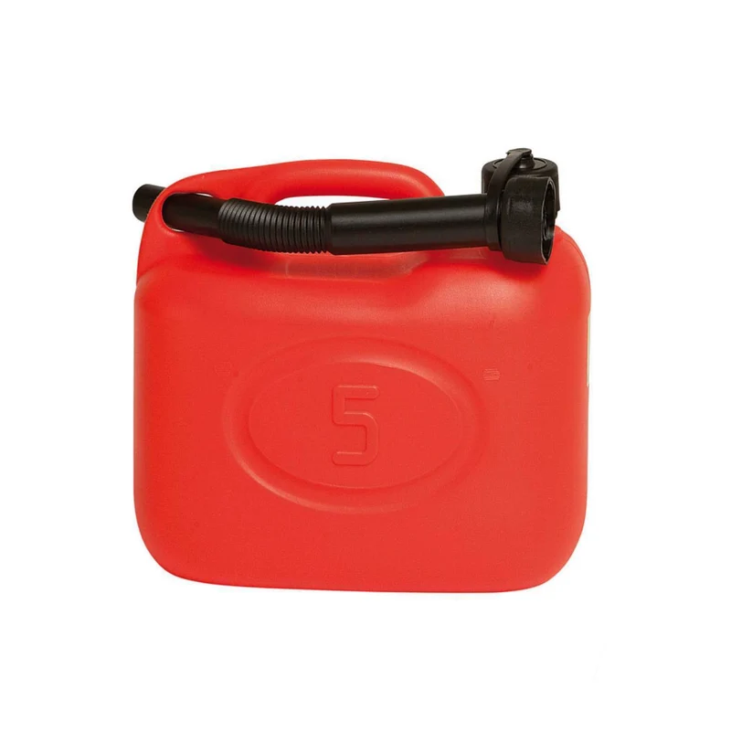 Tanica Benzina Carburante Miscela Olio Omologata Pesante Lt 5 Con Beccuccio