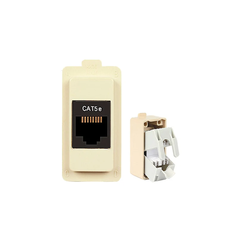 Presa Telefonica di Rete RJ 45 RJ45 CAT5 Compatibile Magic Bticino Ticino