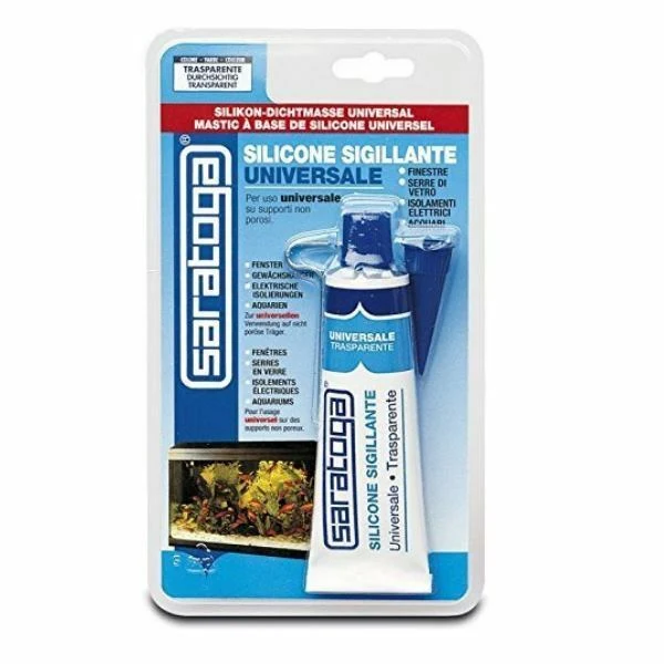 Saratoga Silicone Universale Trasparente Antimuffa 60 Ml
