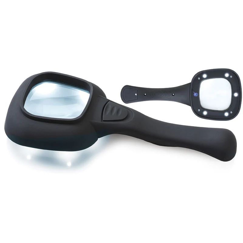 Lente ingrandimento 50x50 con LED Fervi L006