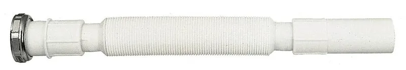 Canotto Estensibile Bianco Jolly Flex per Piletta Bagno attacco 1" 1/4 mm 32