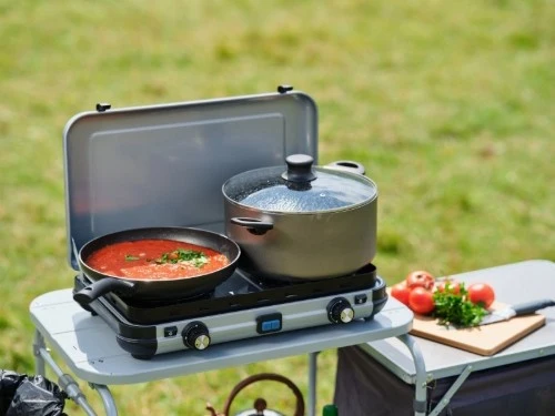 Campingaz Cucina da campeggio Fornellino 2 Maxi Fornello a gas Flame Guard