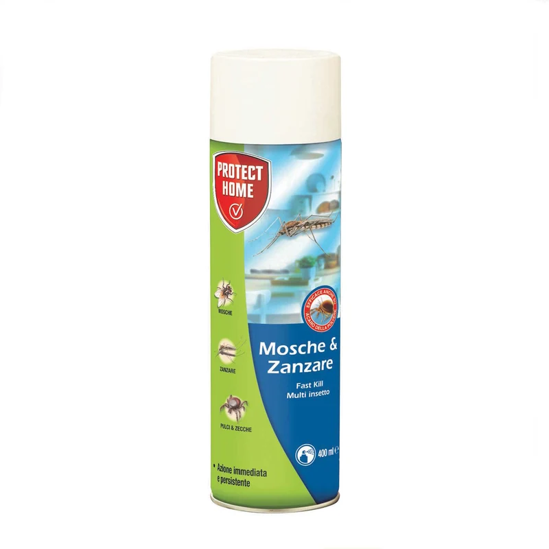 Spray Zanzare E Mosche Protect Home Ex Bayer solfac 400 Ml Acari Insetticida Acaricida