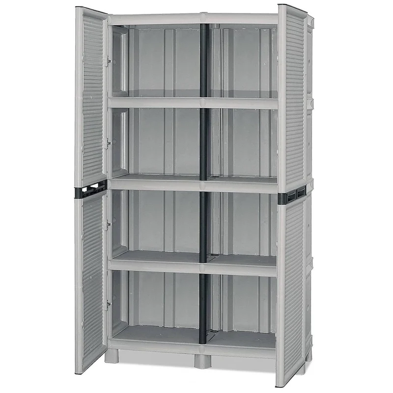 Armadio Resina Tuttopiani Il Più Forte Pvc Esterno 100x172x39 4 Piani Made Italy