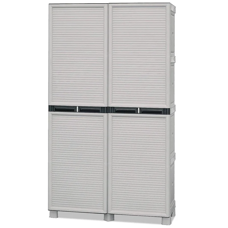 Armadio Resina Tuttopiani Il Più Forte Pvc Esterno 100x172x39 4 Piani Made Italy