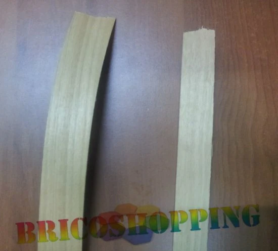 BORDINO LAMINATO BORDO LEGNO PREINCOLLATO 22 30 mm NOCE TANGANICA TANGANIKA 40ML