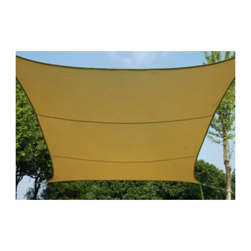 Vela Vele Ombreggiante Tenda Telo Quadrato 5x5 Giardino Beige Impermeabile