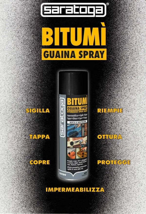 Bitumì Guaina Bituminosa Bitume A Spray Impermeabilizza E Sigilla Ripara Bitumi Nero