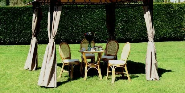 Teli Laterali Bianchi Tenda Ricambio Per Gazebo Alluminio Eden 3x3 Bianco Latte