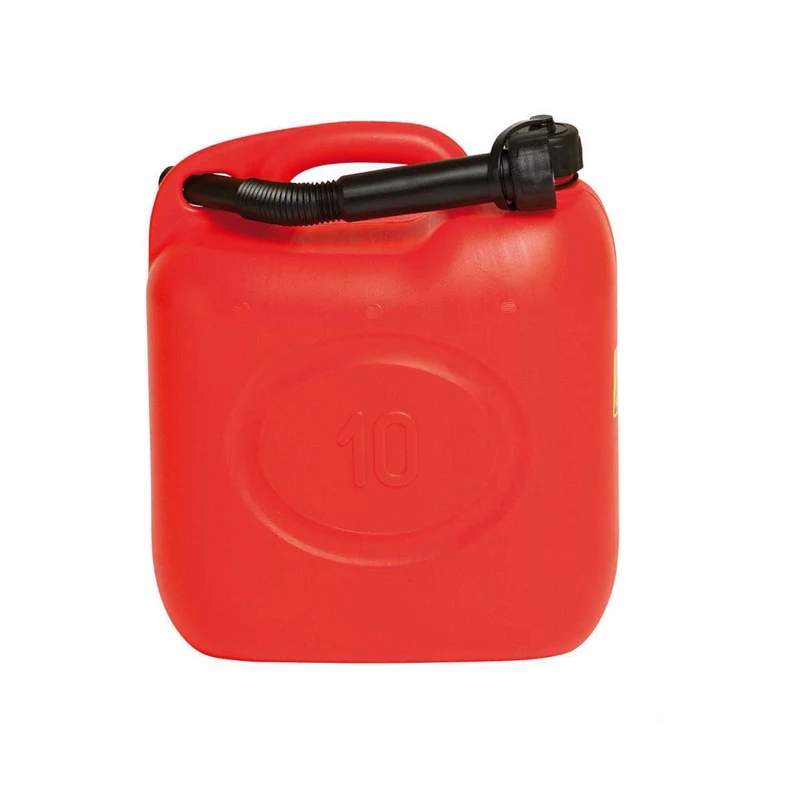 Tanica Benzina Carburante Miscela Olio Omologata Pesante Lt 10 Con Beccuccio
