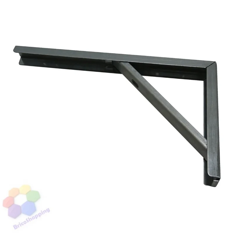 REGGI MENSOLA STAFFA REGGIMENSOLA CM 30 40 SUPPORTO BASE BIANCO MARRONE NERA