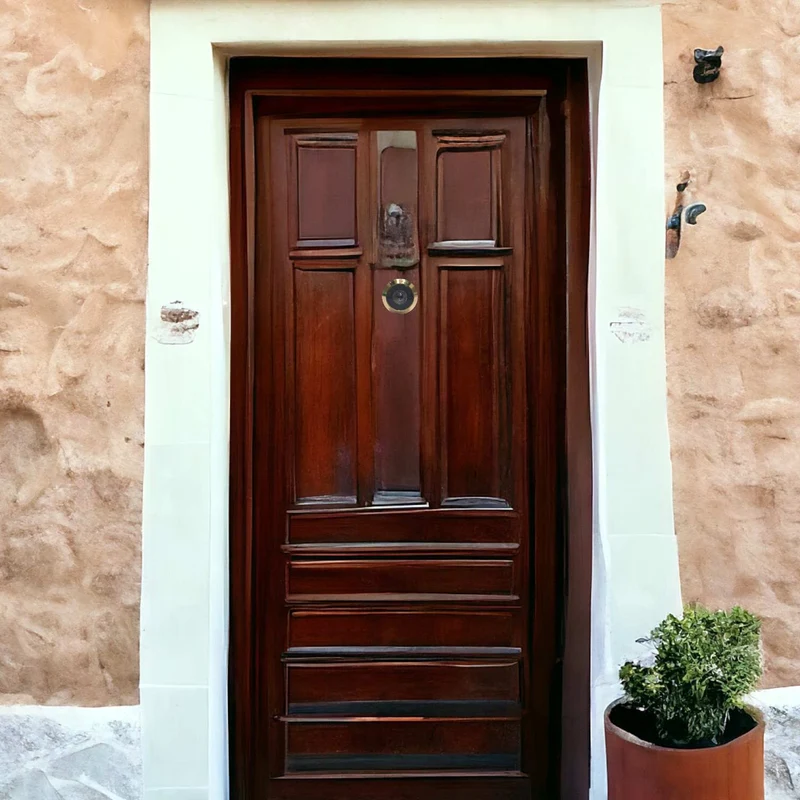 Spioncino per Porta Blindata Legno Ingresso Oro in Ottone mm 70 120 foro 14