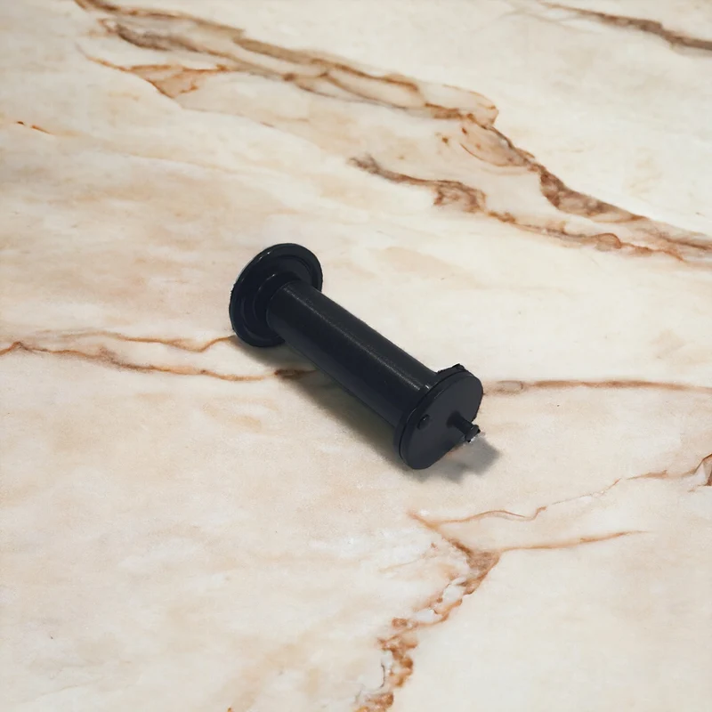 Spioncino per Porta Blindata Legno Ingresso Nero in Alluminio mm 50 80 foro 14