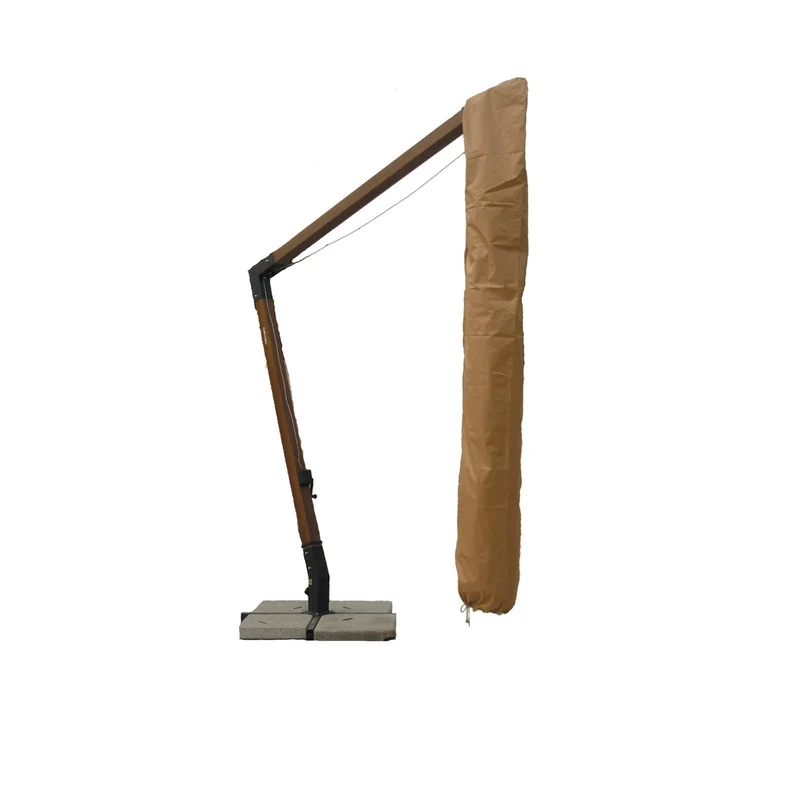 Telo Copertura Custodia Ombrellone Decentrato Legno 3x3 Top Impermeabile