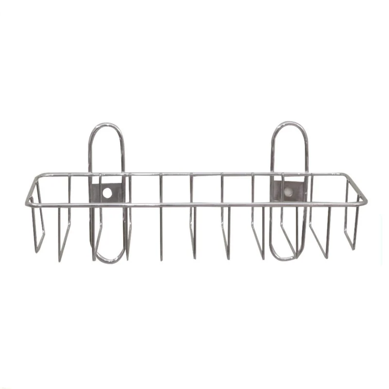 Mensola Grigliata Bagno Vasca Doccia Cromo 1 Piano Dfw0225a 29x15