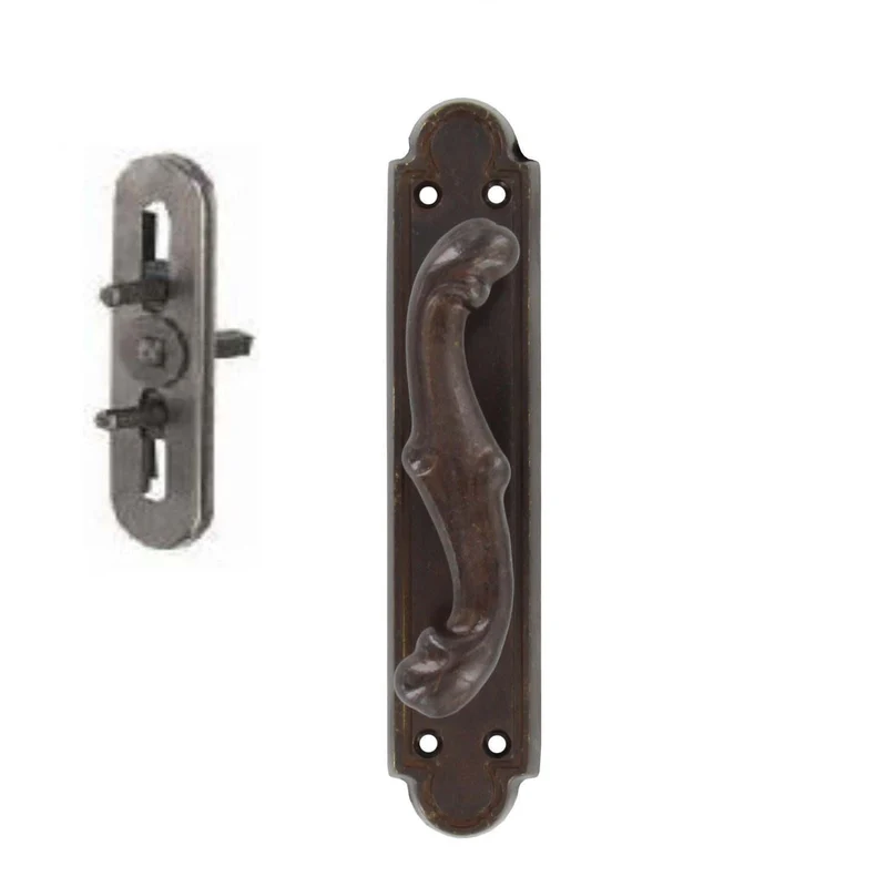 Cremonese Ottone Bronzato Barocco Con Perni Per Infissi Legno Balcone Finestra