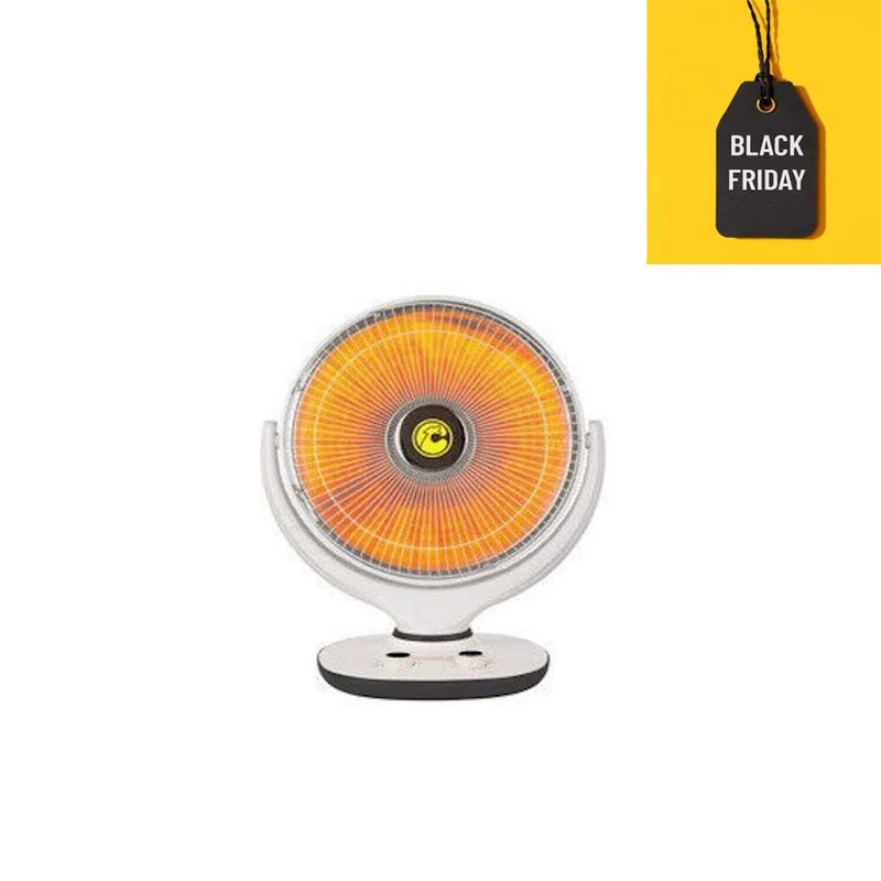 Stufa al Carbonio a Parabola Oscillante 450/1000W Alta resa Calorifera