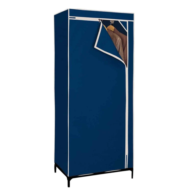 Armadio In Tessuto Tnt Stoffa 68x46x150h Campeggio Cambio Stagione Appendiabiti