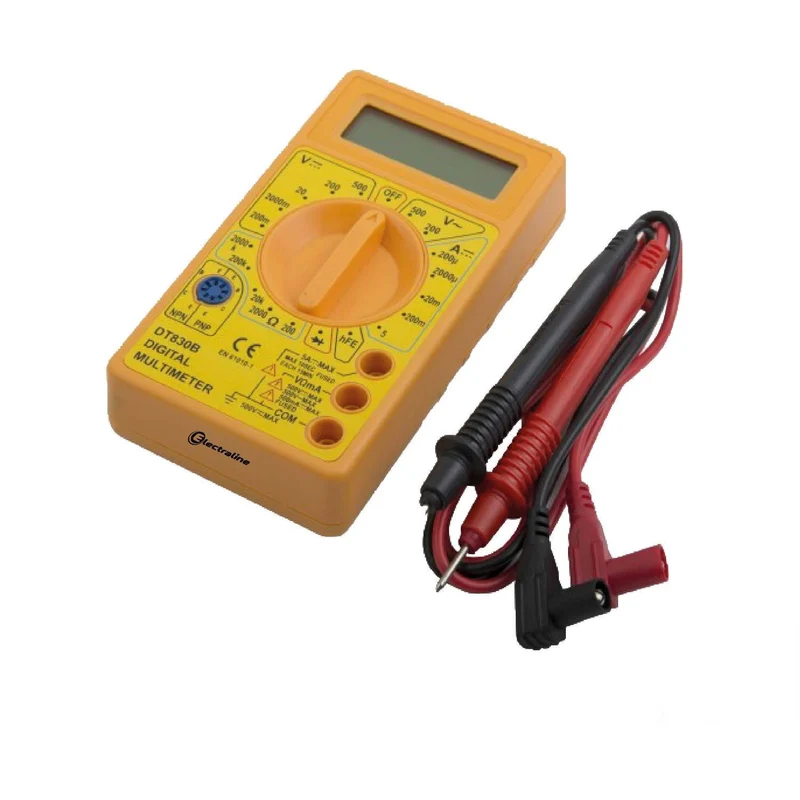 Tester Digitale Dt830b Cristalli Liquidi Ac Dc Test Resistenza Diodi Transistor