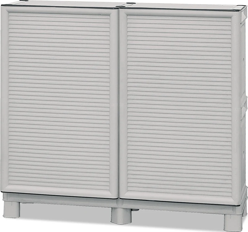 Armadio Resina Tuttopiani Il Piu' Forte Pvc X Esterno 100x92x39 Made Italy 90 Kg