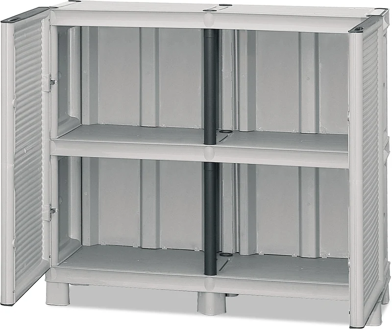Armadio Resina Tuttopiani Il Piu' Forte Pvc X Esterno 100x92x39 Made Italy 90 Kg