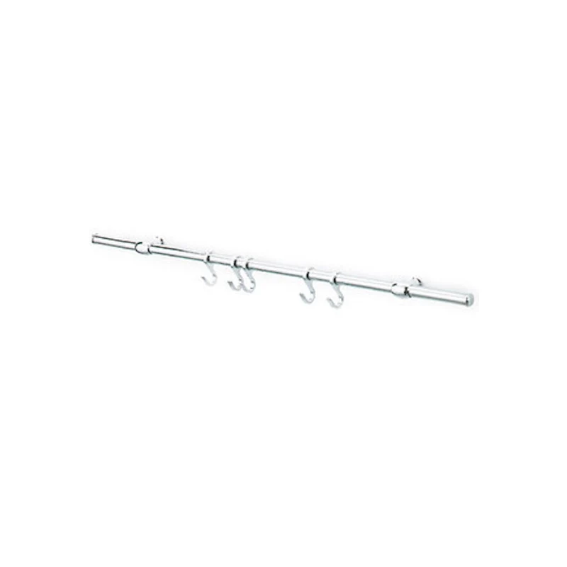 Kit Sottopensile Sotto Pensili Porta Mestoli Con 4 Ganci Cm 90 Oro lucido