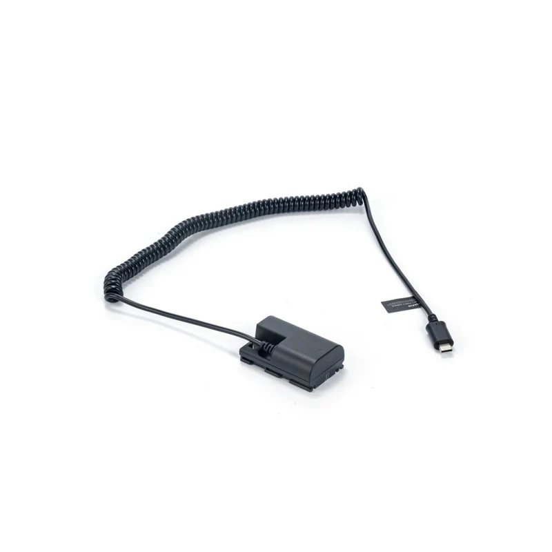 Tilta DB-LPE6-USBC Cavo di alimentazione da batteria fittizia Canon LP-E6 a USB-C PD