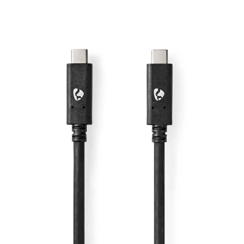 Nedis USB-C 3.2 Cavo 100 W 1,0 m nero
