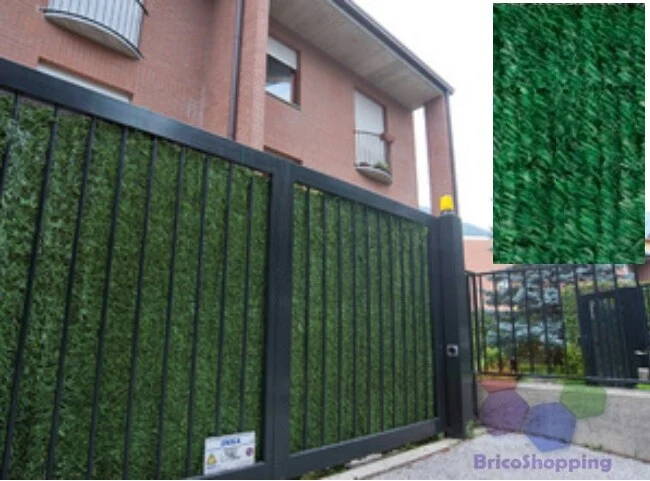 Siepe Artificiale Sintetica Finta Abete Sempreverde In Filo Ombreggiante 3x1