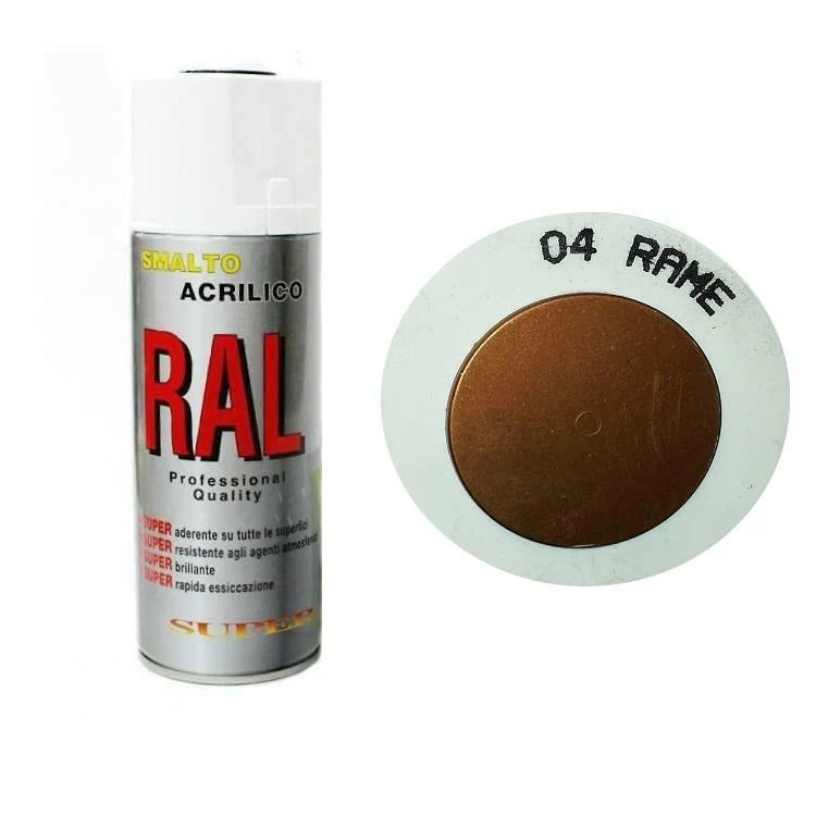 Bomboletta Spray Rame Acrilico Rapida Essiccazione Ramato