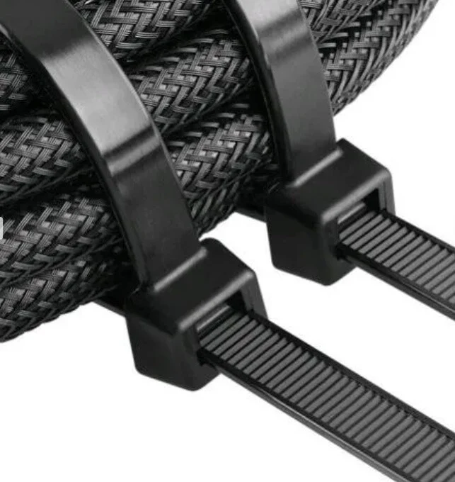 Fascette da Elettricista da Cablaggio Stringifilo Nylon 50 PZ 3,6X150 NERO
