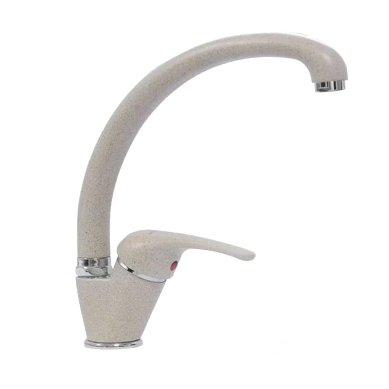 Rubinetto Monocomando per Lavello Cucina Colore Avena Modello Vancouver