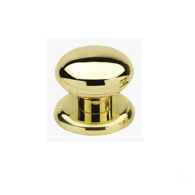 Pomolo Pomo Per Porte Portonicni Portone d'entrata Giove in Ottone Mm.70