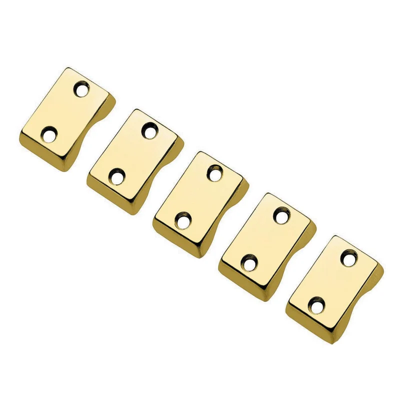 1 Pz Passante Ottone Per Cremonese Asta 1/2 Tonda Esterna Mm 36x22