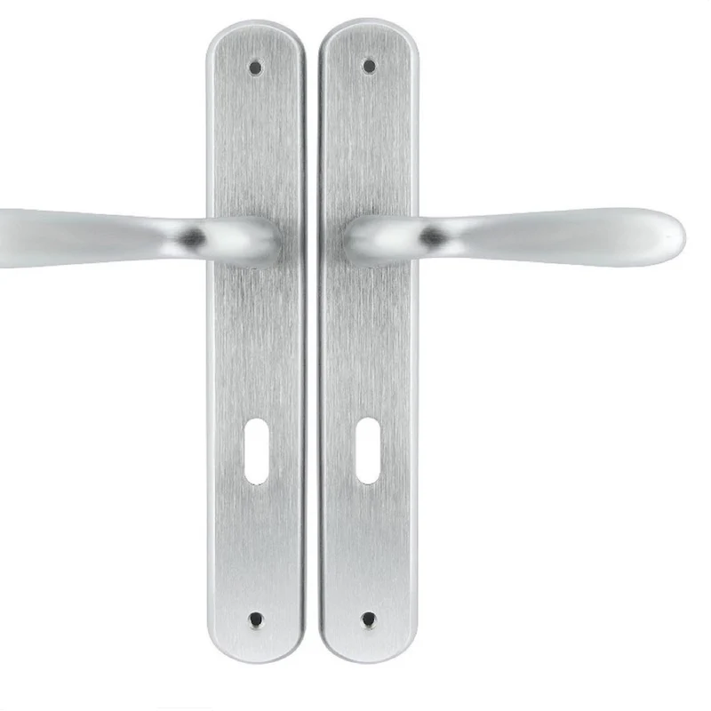 Maniglia Per Bussole Porte Porta Goccia Ottone Passo 70 Cromo Sat