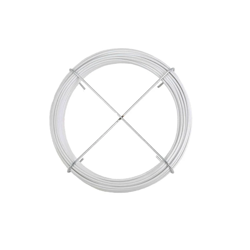 Filo Plasticato Stendibiancheria Stendi Biancheria Mt 20 Mm 2,7 Bianco