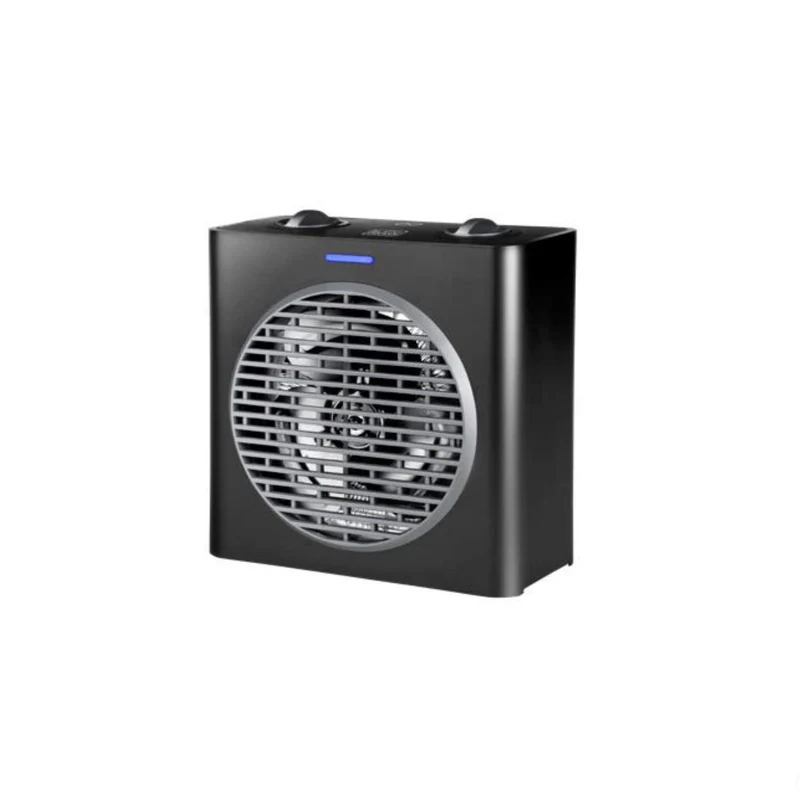 Termoventilatore Caldobagno 2000w Con Termostato B&D Caldo Bagno Salvaspazione Nero