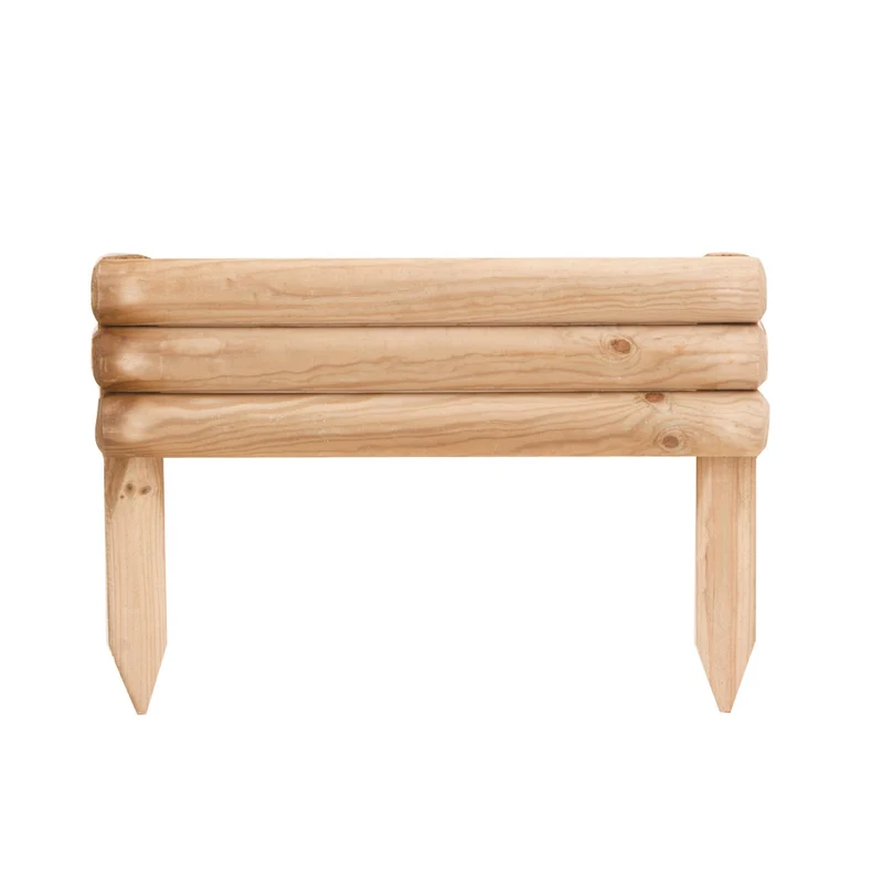 Recinto Steccato In Pino Impregnato Giardino Aiuola 55x35 (15+20) Vampiro