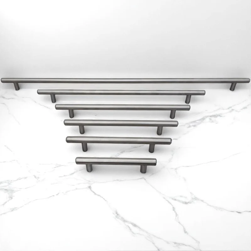 MANIGLIE PER MOBILI CUCINA CASSETTONI INOX 96 128 160 224 320 544 mm MANIGLIA