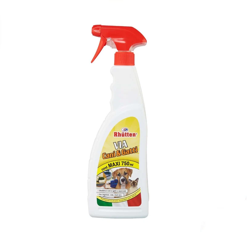 Rhutten Disabituante Cani E Gatti Repellente Urina Spray Dissuasore Animali 750 Ml