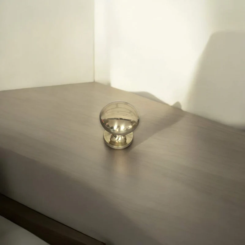 Pomo Pomolo Per Porta Blindata in Ottone Oro Portoncini Pompei
