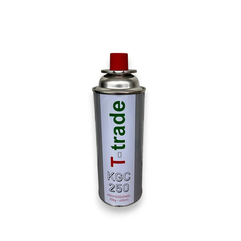 Bomboletta Cartuccia Gas 250g Effettivi Attacco Standard A Baionetta Spillo