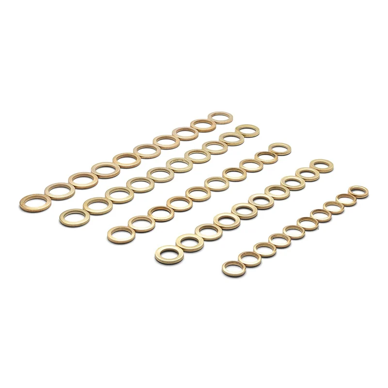 10 PZ RONDELLA OTTONE ALZAPORTA BUSSOLE da 8 a 16 mm ANUBA CERNIERE ALZA PORTA